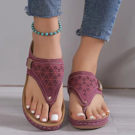 Women's soft leather sandal