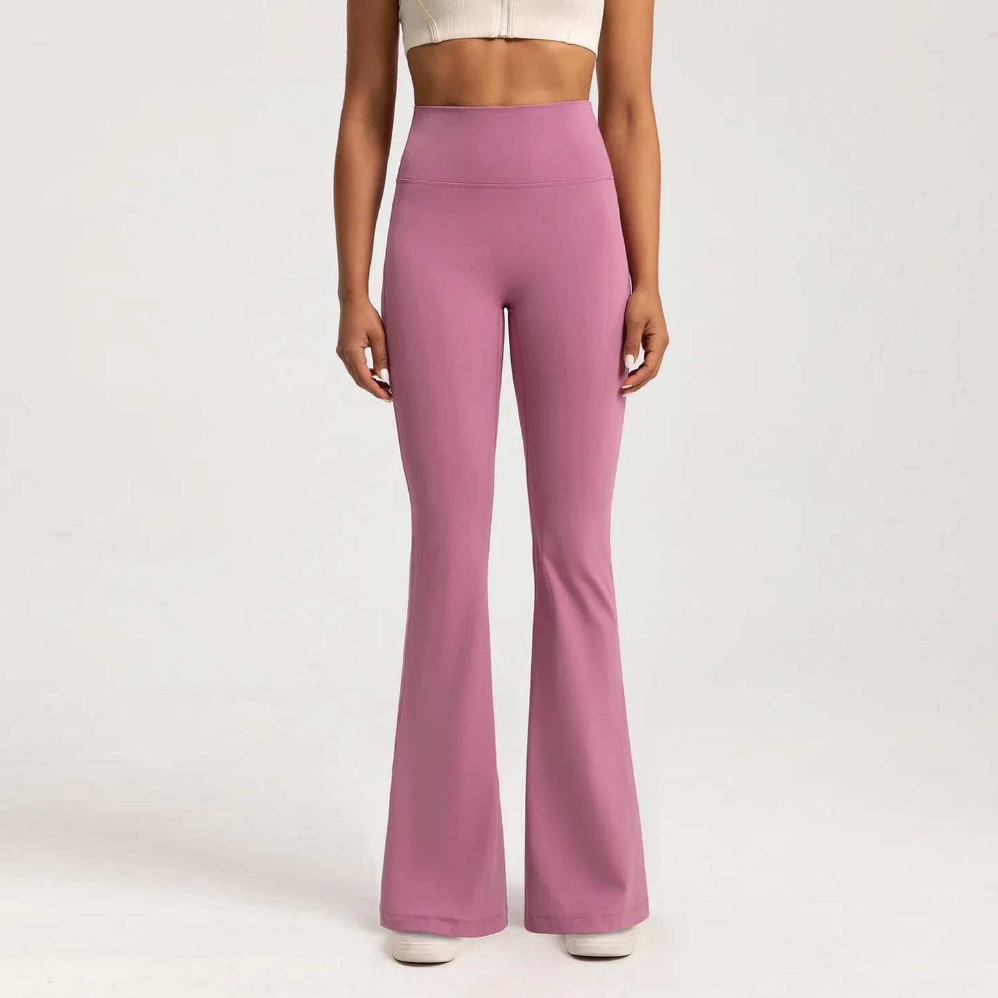 Women's yoga pants with a wide leg