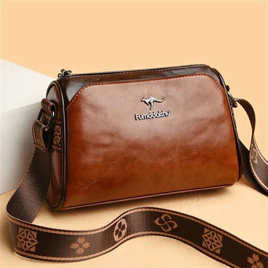 Shoulder bags made of luxurious leather