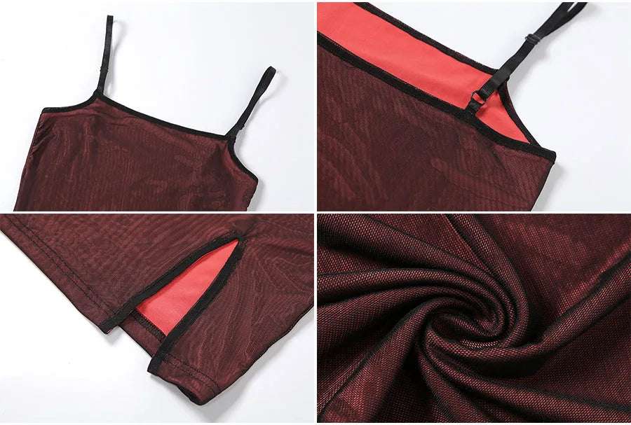Sleek Mesh Bodycon