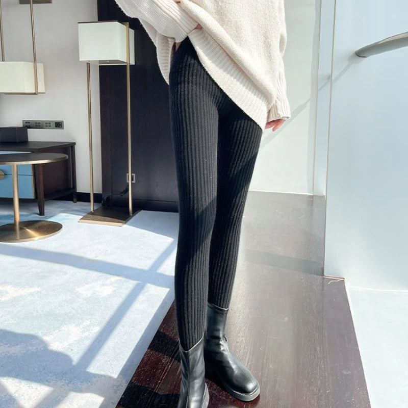 Women's autumn pants at the waist - Ella fashion