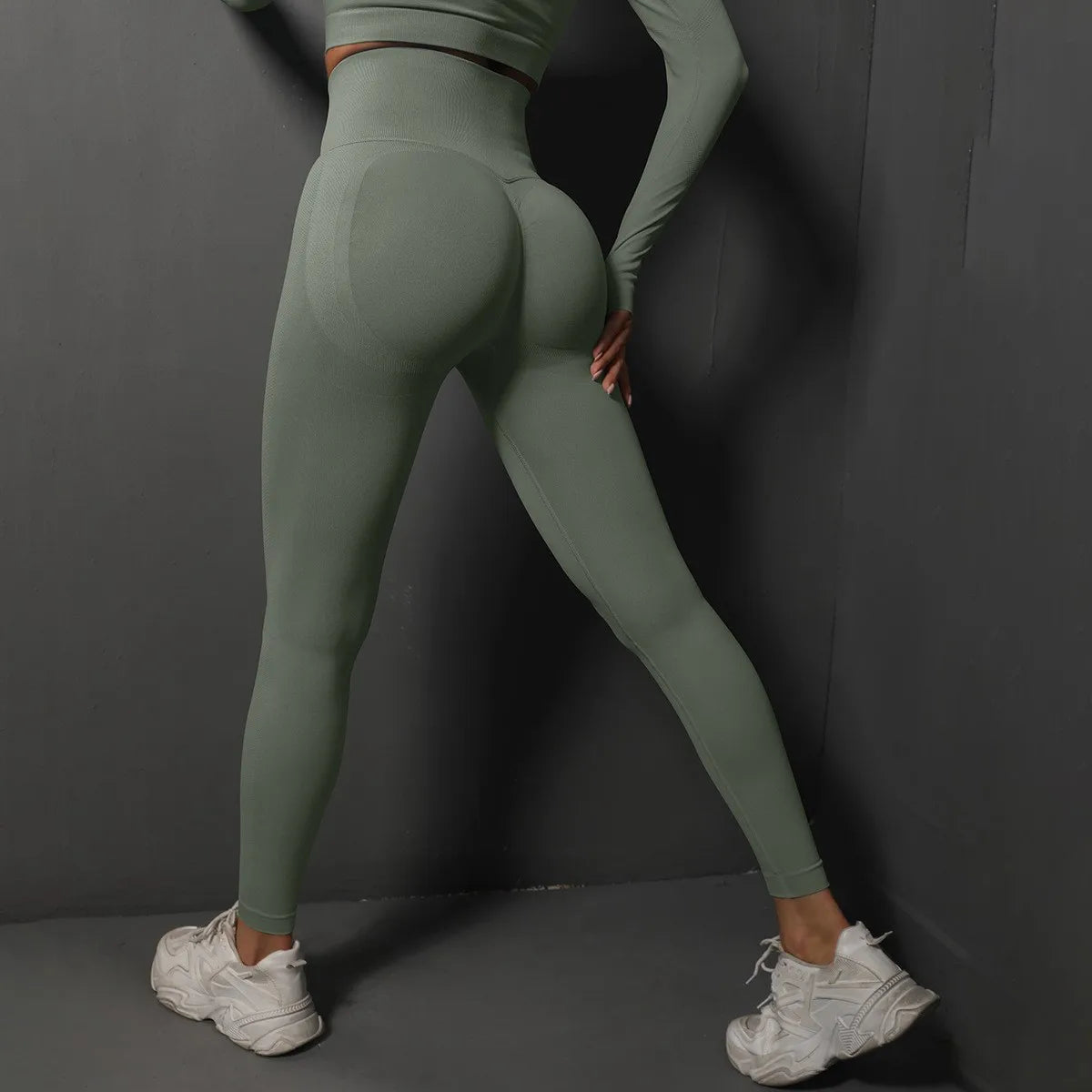 Women's high waist yoga pants - Ella fashion