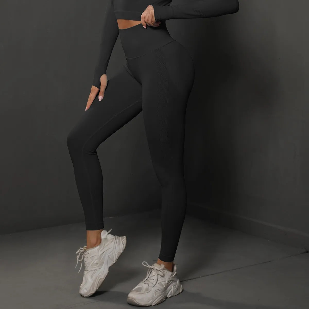 Women's high waist yoga pants - Ella fashion