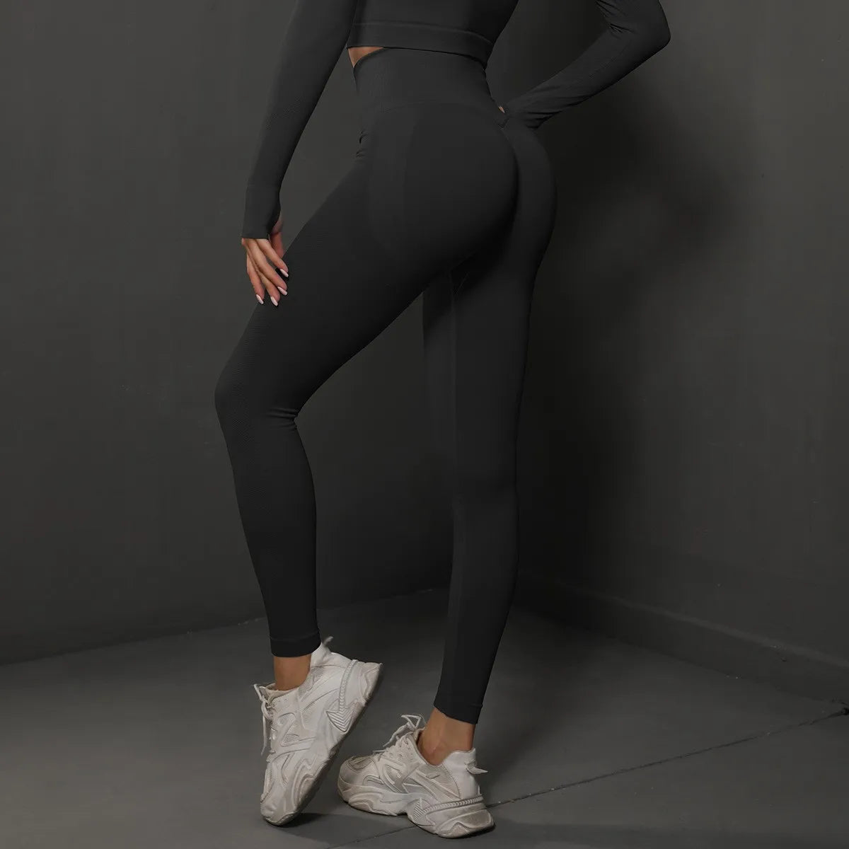 Women's high waist yoga pants - Ella fashion
