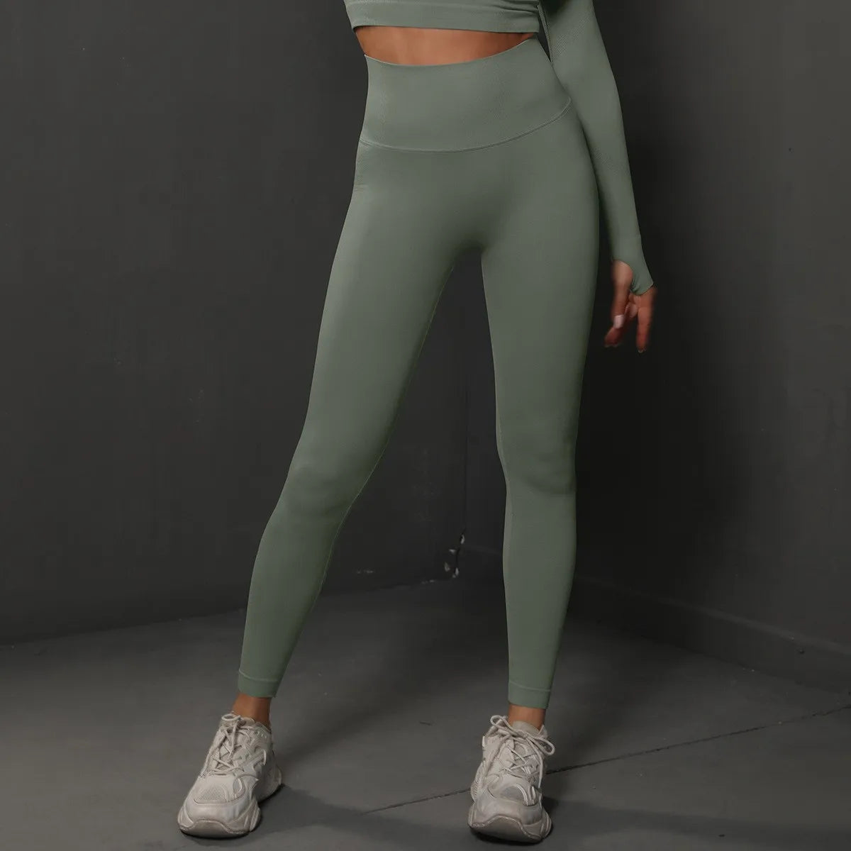 Women's high waist yoga pants - Ella fashion