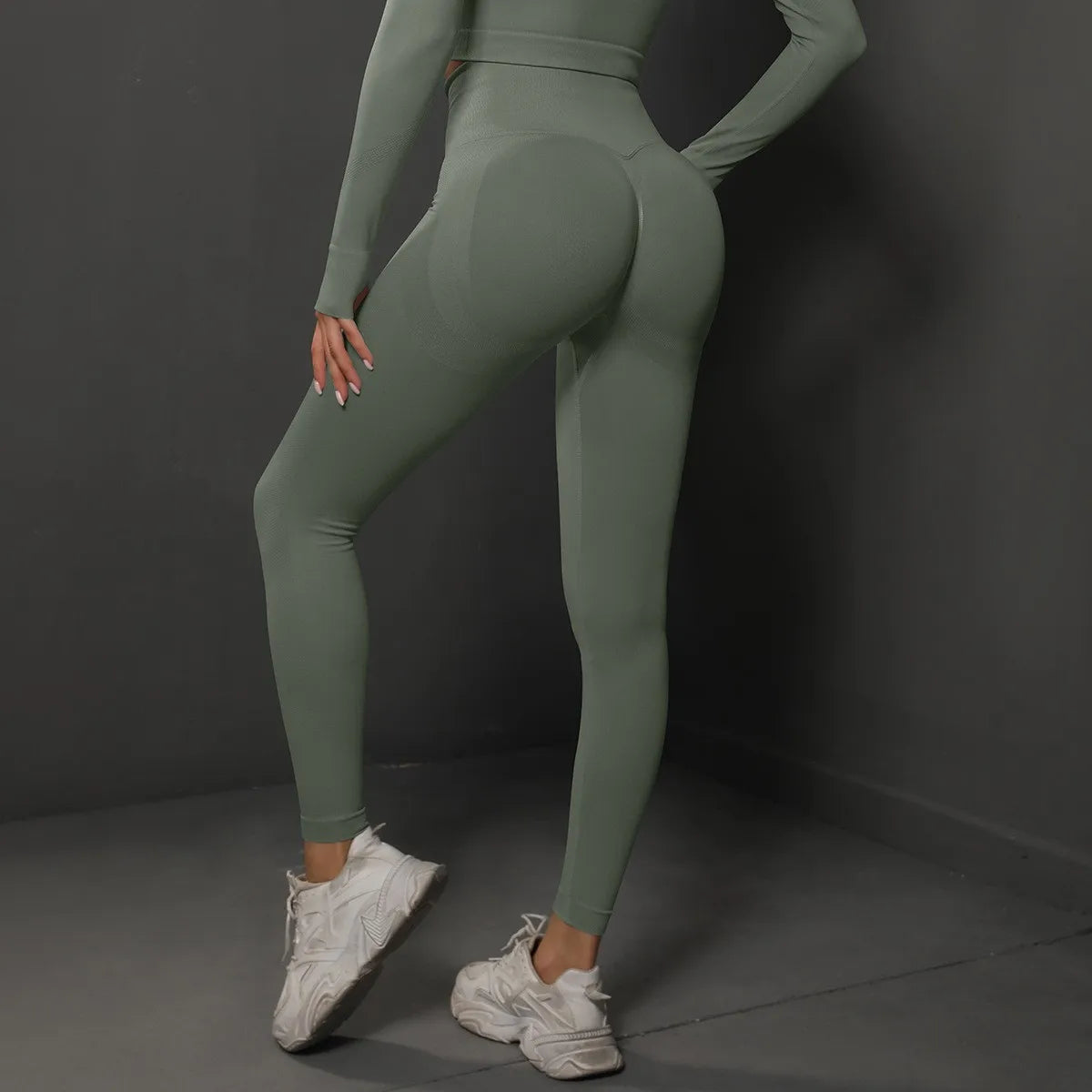 Women's high waist yoga pants - Ella fashion