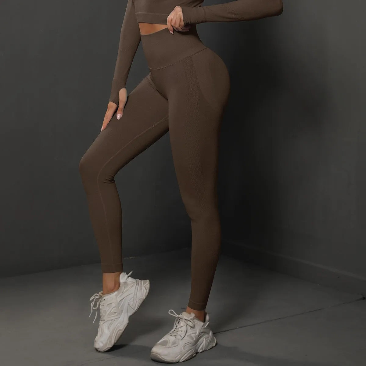 Women's high waist yoga pants - Ella fashion