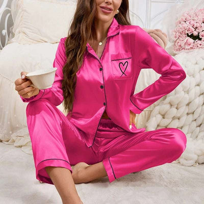 Women's satin pajamas