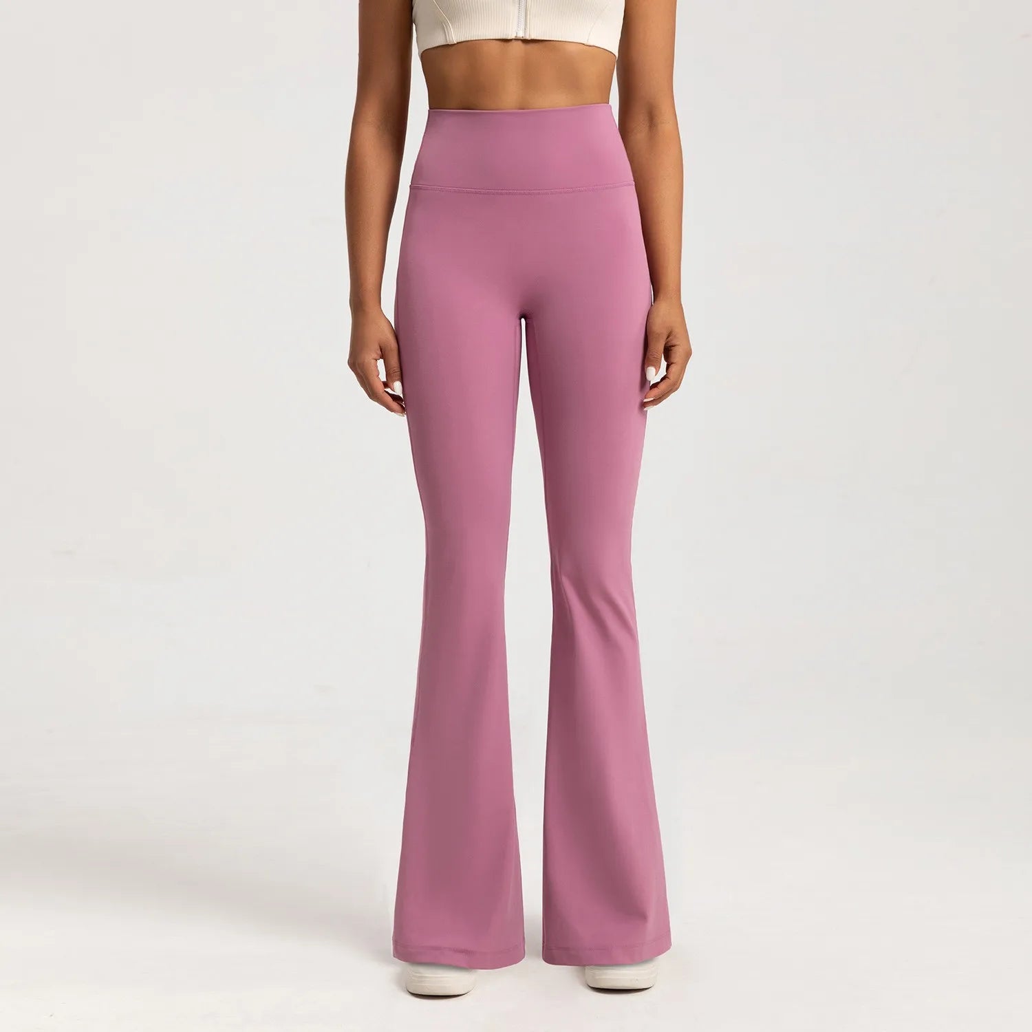 Women's yoga pants with a wide leg - Ella fashion