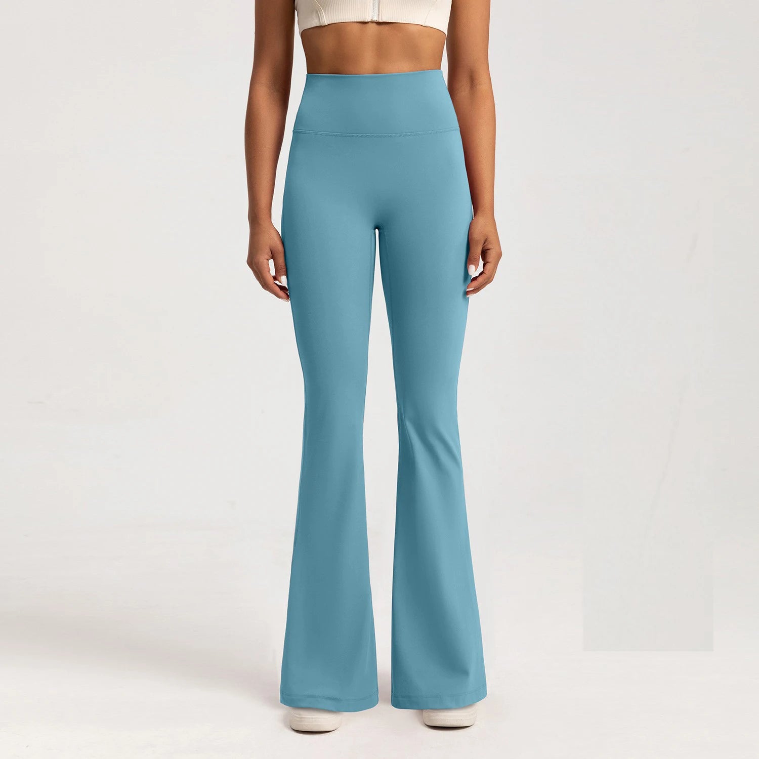 Women's yoga pants with a wide leg - Ella fashion